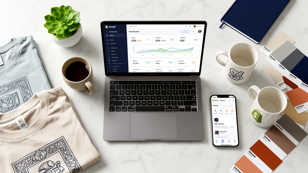 Side-by-side workspace comparison showing multiple mockup API dashboards and code editors on a modern desk with warm editorial lighting
